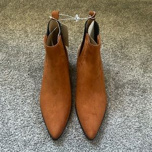 Brown orange color A new day brand. New over ankle boots.